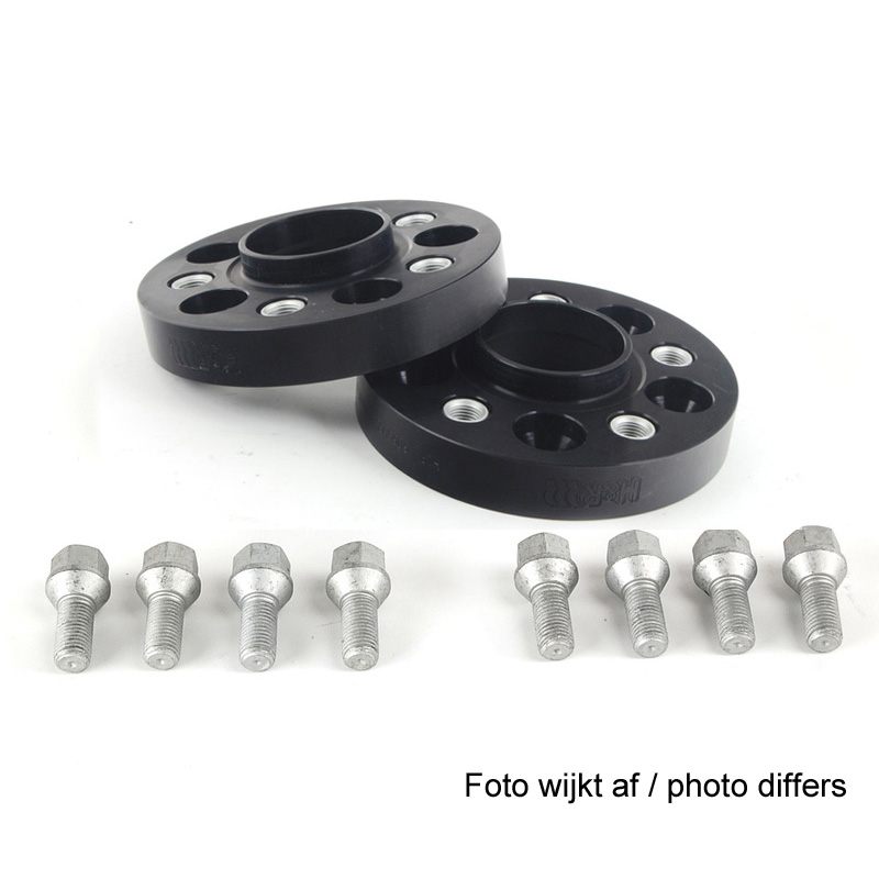 H&R DRA-System Wheelspacers 35mm 3x112 - Hub 57,0mm - Bolt size M12x1,5 -  Smart - Black