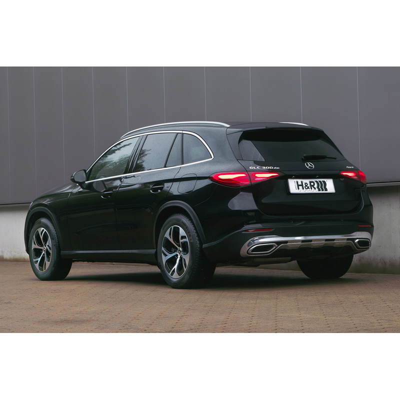 H&R Tieferlegungsfedern passend für Mercedes GLC (X254) & GLC Coupé (C254) 300e/300de/400e Plug-in-Hybrid 4MATIC nur mit adaptiver Dämpfung/Komfortfahrwerk 2022- - VA30/HA35mm
