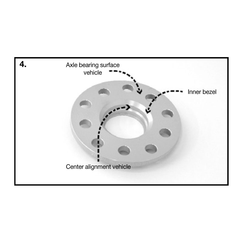 H&R DRS-System Spürverbreiterungsatz 5mm 4x100 - Mittenzentrierung 59,1mm - System M12x1,25 -  passend für Nissan/Subaru