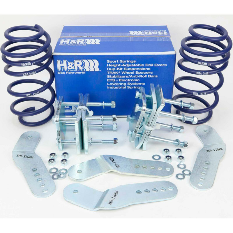 H&R Lowering Springs  Volkswagen Caddy/Life 2WD up to 1130kg FA-Load 2004- FA40/RA60mm