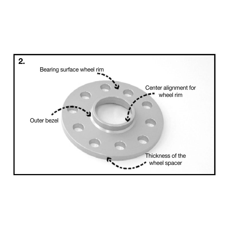 H&R DRS-System Spürverbreiterungsatz 15mm 5x112 - Mittenzentrierung 63,3mm - System M12x1,5 -  passend für Ford Scorpio