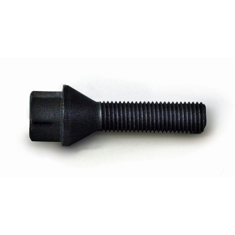 H&R Radschraube Kegelbund M12x1.50 - Länge 30mm - Schwarz