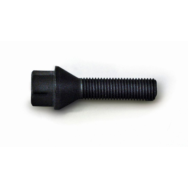H&R Radschraube Kegelbund M12x1.50 - Länge 50mm - Schwarz
