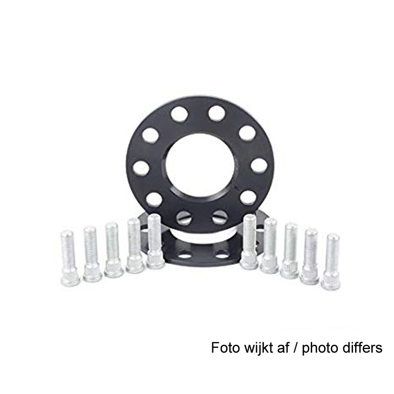 H&R DRS-System Spürverbreiterungsatz 15mm 5x114,3 - Mittenzentrierung 67,1mm - System M12x1,5 -  passend für Mazda/Ford/Kia - Schwarz