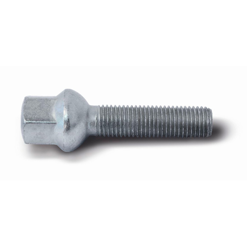 H&R Wheel bolt Round-Head R12 M12x1.50 - Length 50mm (e.g.  Mercedes)