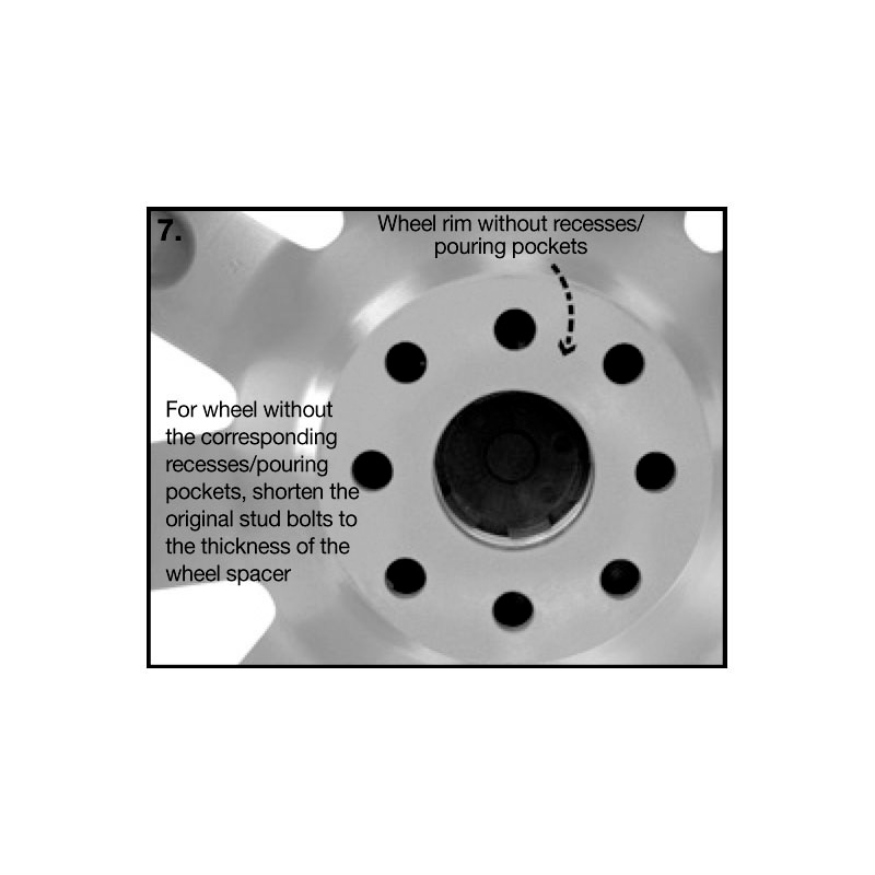 H&R DRM-System Spürverbreiterungsatz 25mm 5x120 - Mittenzentrierung 64,0mm - System M14x1,5 - passend für Honda - Schwarz