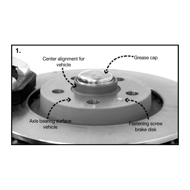 H&R DRA-System Wheelspacers 25mm 5x112 - Hub 66,5mm - Bolt size M15x1,25 -  Mercedes - Black
