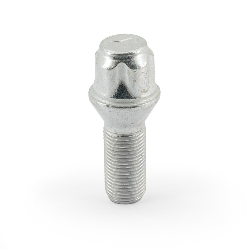 H&R Felgenschloss-Set M14x1.25x28mm Kegelbund - 4 Felgenschloss-Schrauben inkl. Adapter
