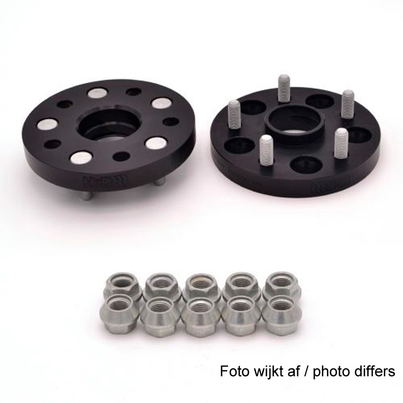 H&R DRM-System Spürverbreiterungsatz 17mm 5x120 - Mittenzentrierung 64,0mm - System M14x1,5 - passend für Honda - Schwarz